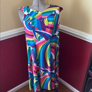 Small Trashy Diva Rainbow Bright Mumu Dress